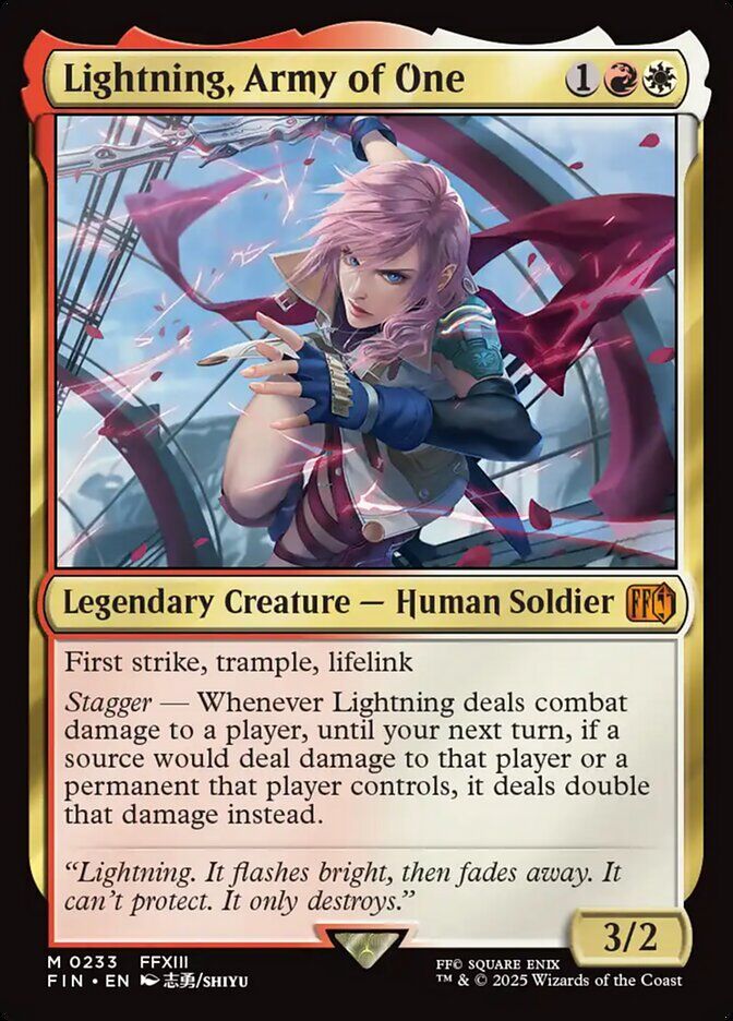 Lightning, Army of One - FIN 233 - Normal - EN - NM Lightning, Army of One - FIN 233 - Normal - EN - NM