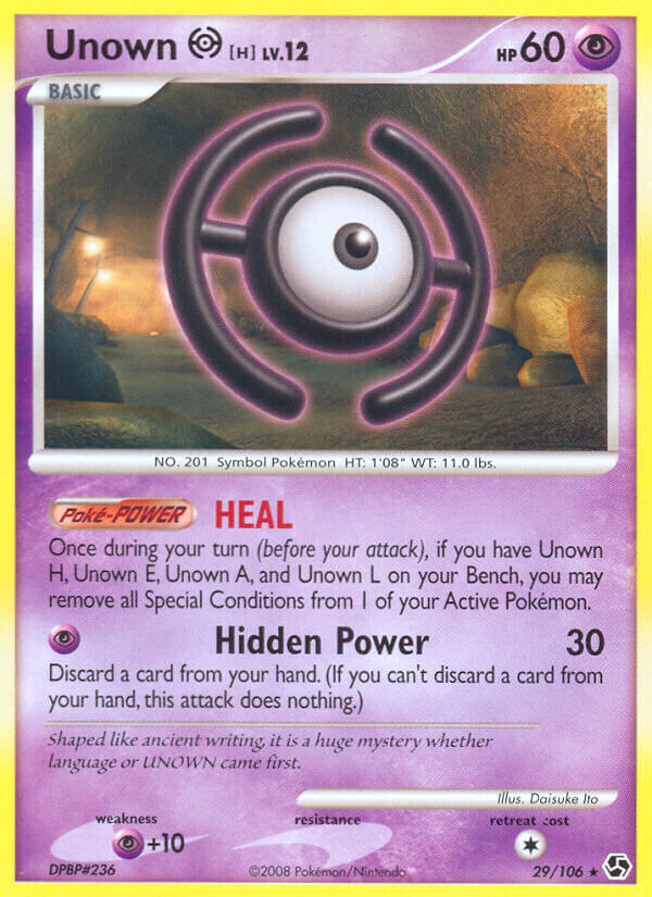 Unown H - 29/106 - Reverse Holo - EN
