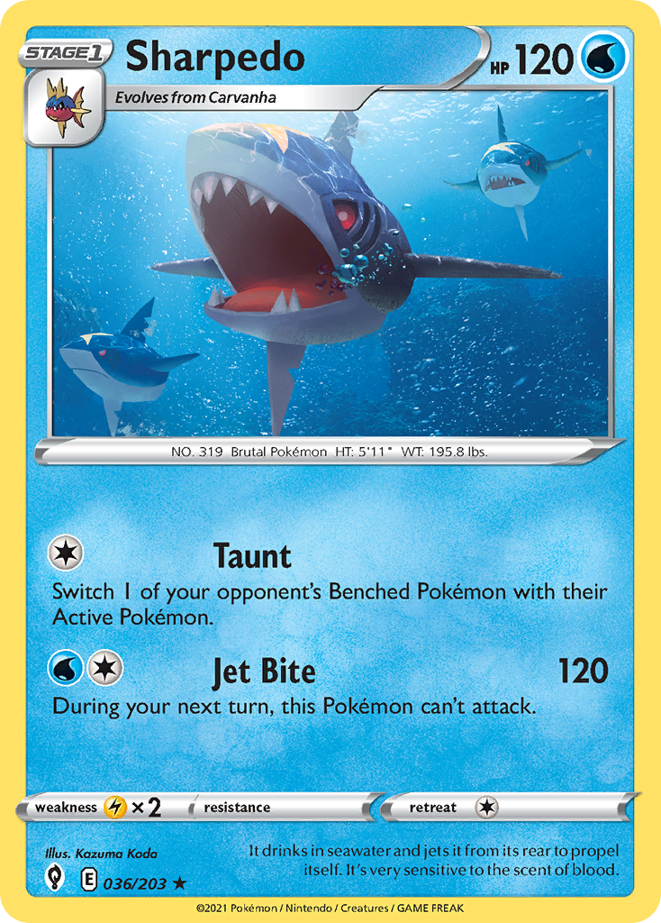 Sharpedo - 036/203 - EN