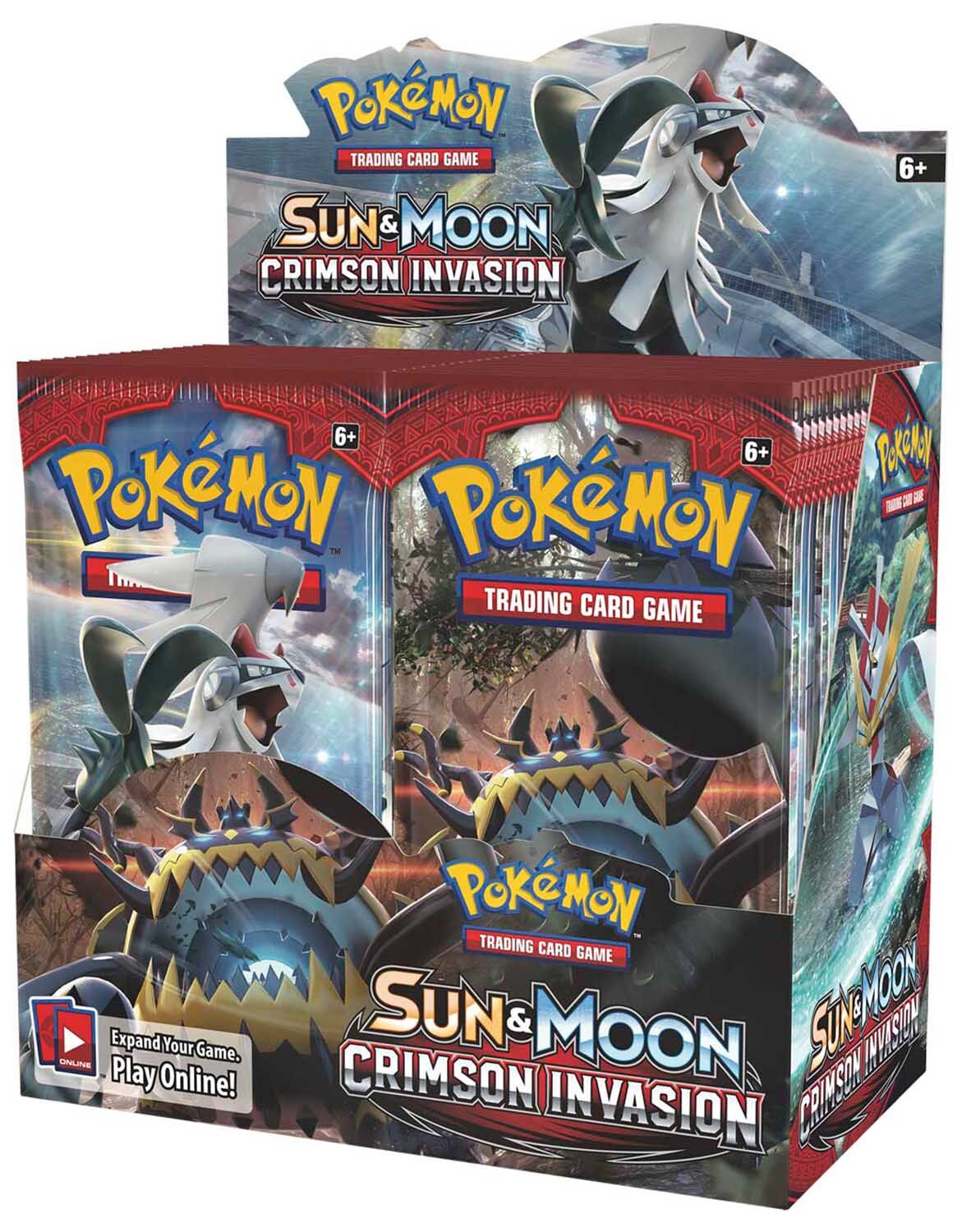 pokemon-sun-moon-crimson-invasion-booster-display-en Pokémon Sun & Moon Crimson Invasion Booster Display - EN