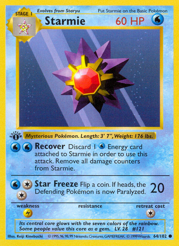 Starmie - 64/102 - EN