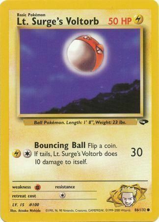 Lt. Surge’s Voltorb - 86/132 - Unlimited - EN