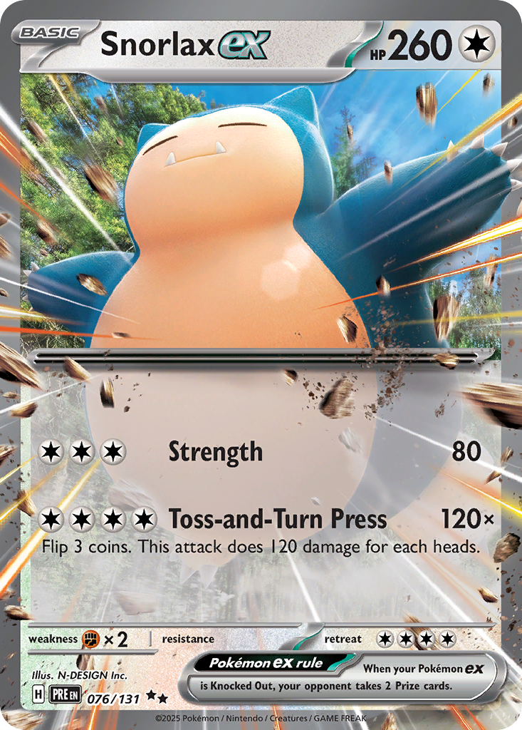 Snorlax ex - 076/131 - EN
