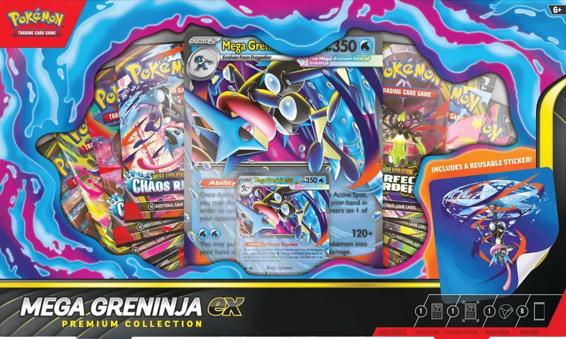 Pokémon TCG: Mega Greninja ex Premium Collection - EN