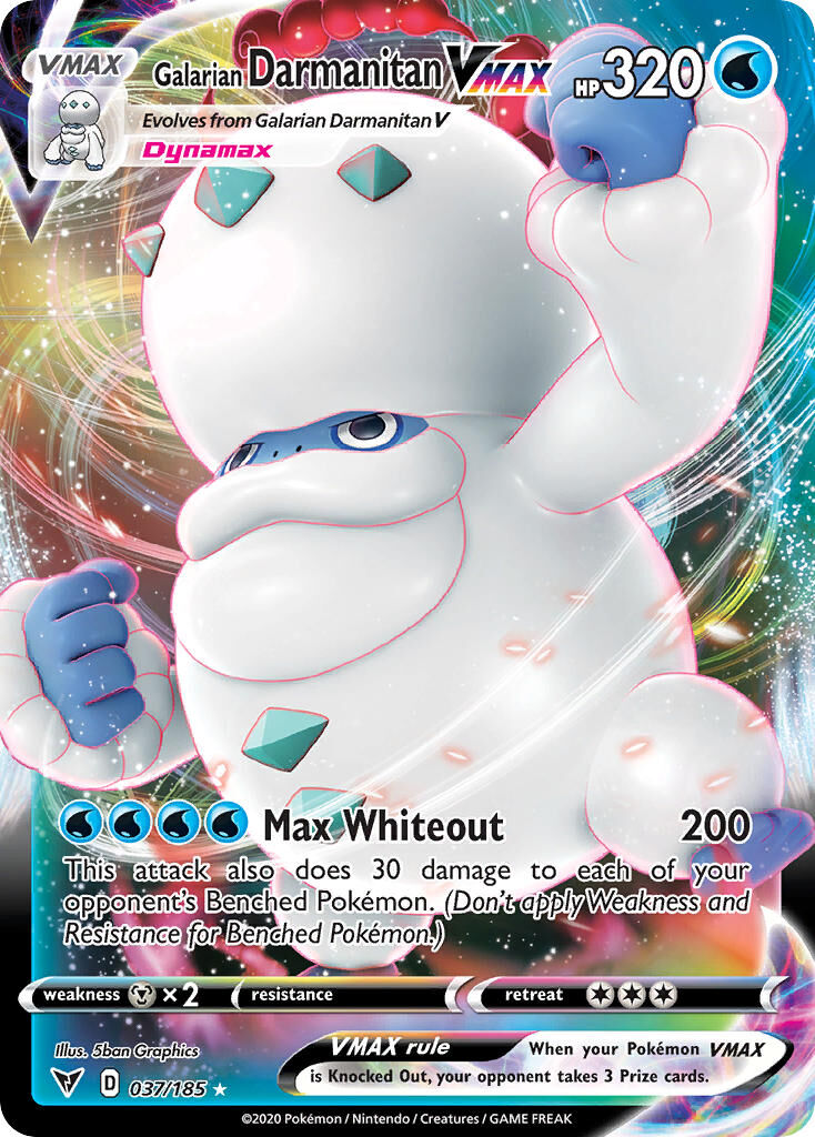 Galarian Darmanitan VMAX - 037/185 - EN