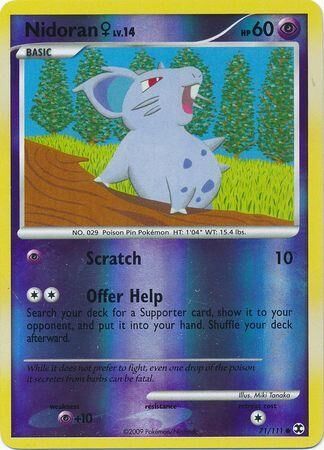 Nidoran Female - 71/111 - Reverse Holo - EN