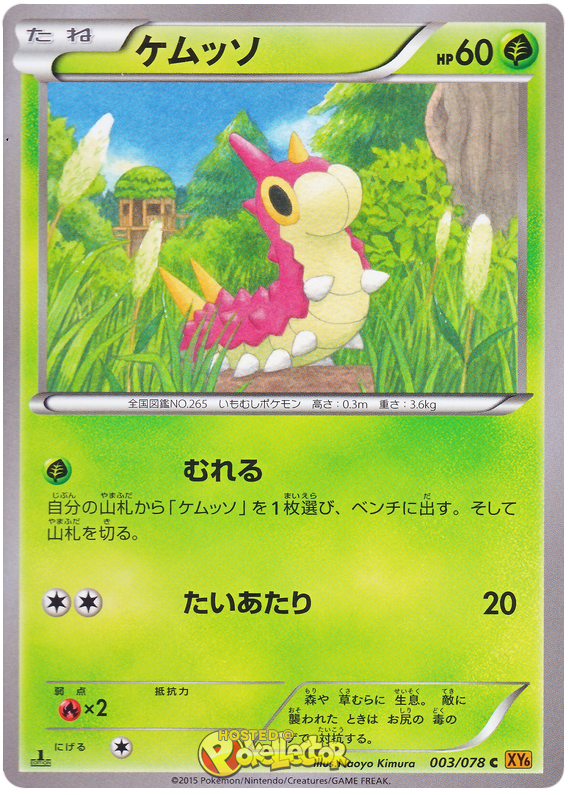 Wurmple - XY6 003/078 - JP