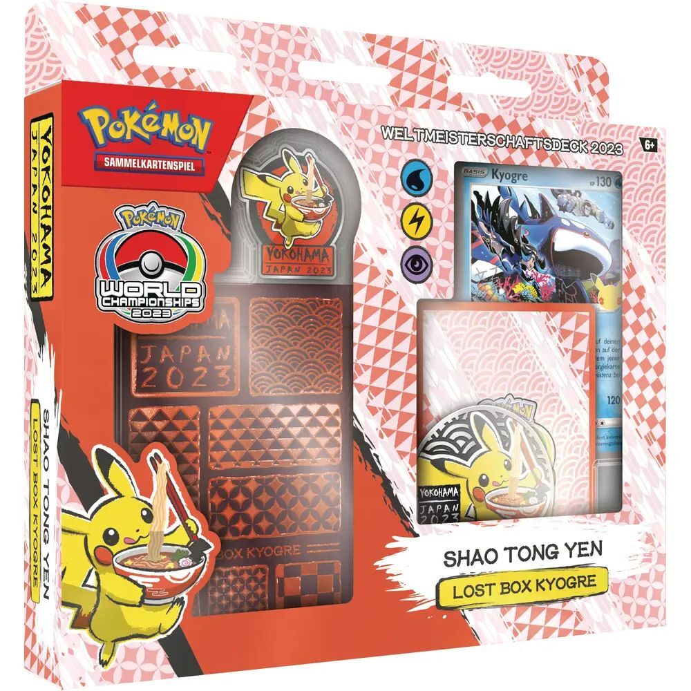 Pokémon 2023 Weltmeisterschaftsdeck Shao Tong Yen Lost Box Kyogre - DE Pokémon 2023 Weltmeisterschaftsdeck Shao Tong Yen Lost Box Kyogre - DE