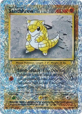 Sandshrew - 91/110 - Reverse Holo - EN