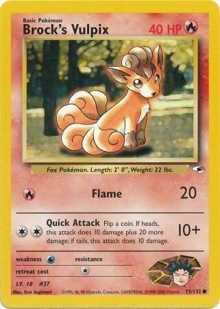 Brock’s Vulpix - 73/132 - Unlimited - EN