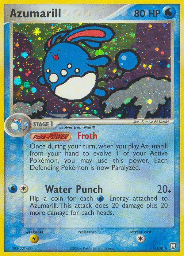 Azumarill - 1/109 - Reverse Holo - EN