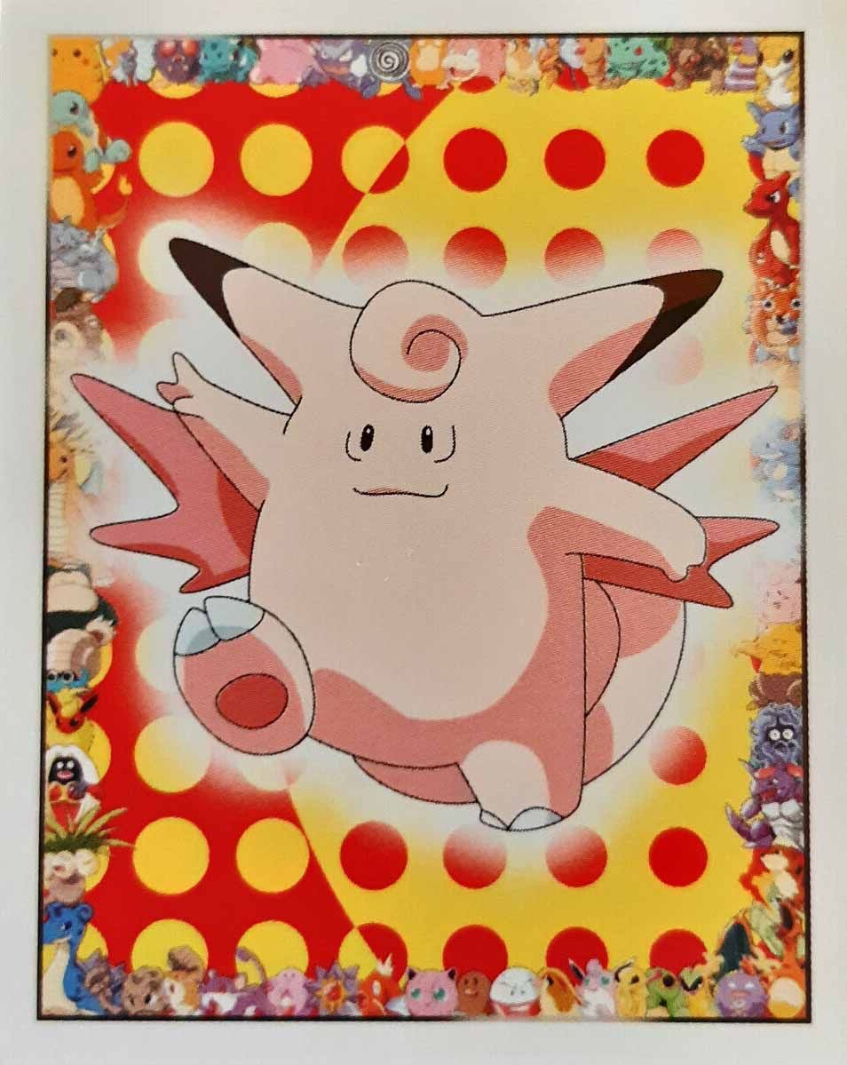 Clefable - 36 - Merlin Sticker Series 1