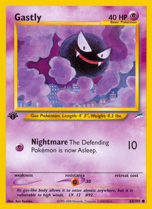 Gastly - 65/113 - 1st Edition - EN