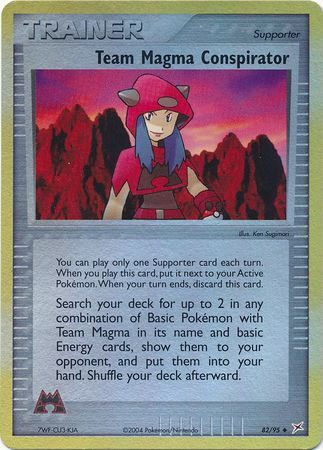 Team Magma Conspirator - 82/97 - Reverse Holo - EN Team Magma Conspirator - 82/97 - Reverse Holo - EN