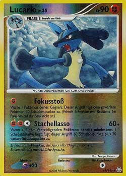 Lucario - 61/146 - Reverse Holo - Pokémon TCG - Near Mint - DE