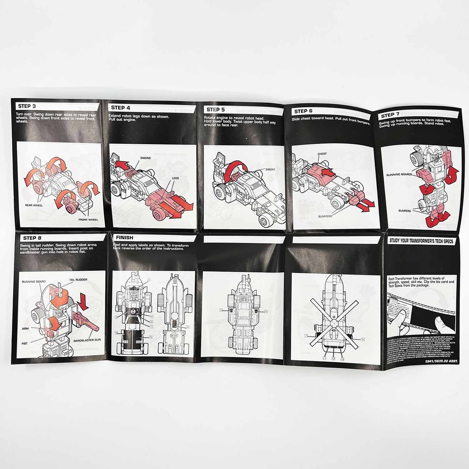 Sandstorm Triple Changer Autobot Transformers G1 1990 with Box