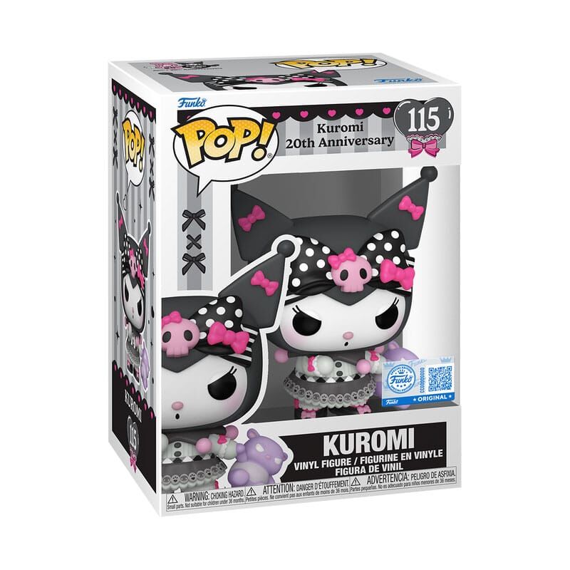 Sanrio POP! Animation Vinyl Figur Kuromi 20th Anniversary #115 - 9 cm Sanrio POP! Animation Vinyl Figur Kuromi 20th Anniversary #115 - 9 cm
