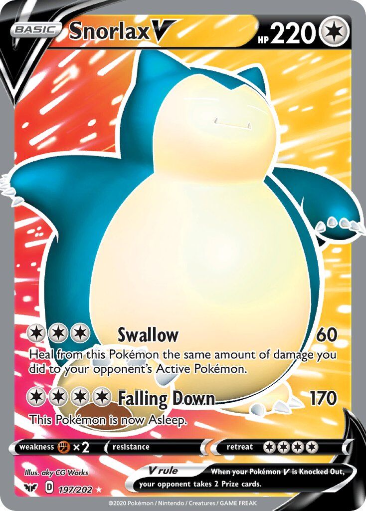Snorlax V - 197/202 - EN