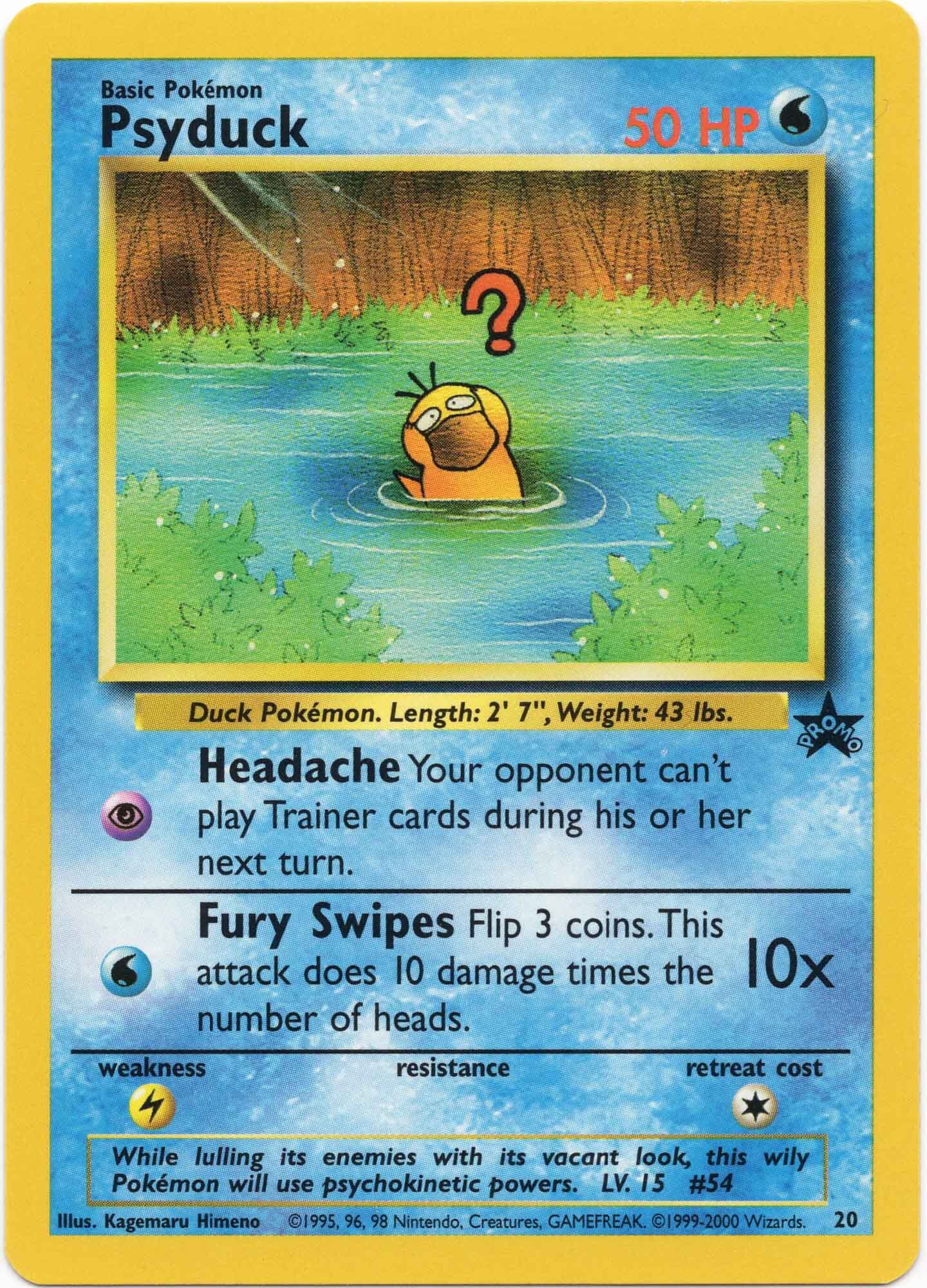 psyduck-black-star-promo-20-pok-mon-tcg Psyduck Black Star Promo 20 - Pokémon TCG