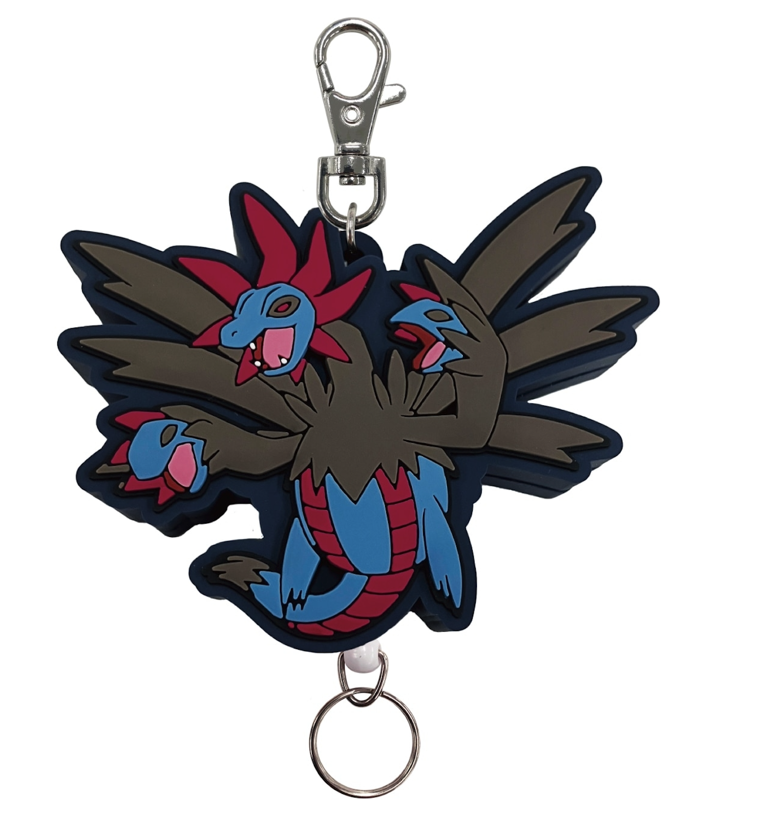 Rubber Reel Key Holder Hydreigon Rubber Reel Key Holder Hydreigon
