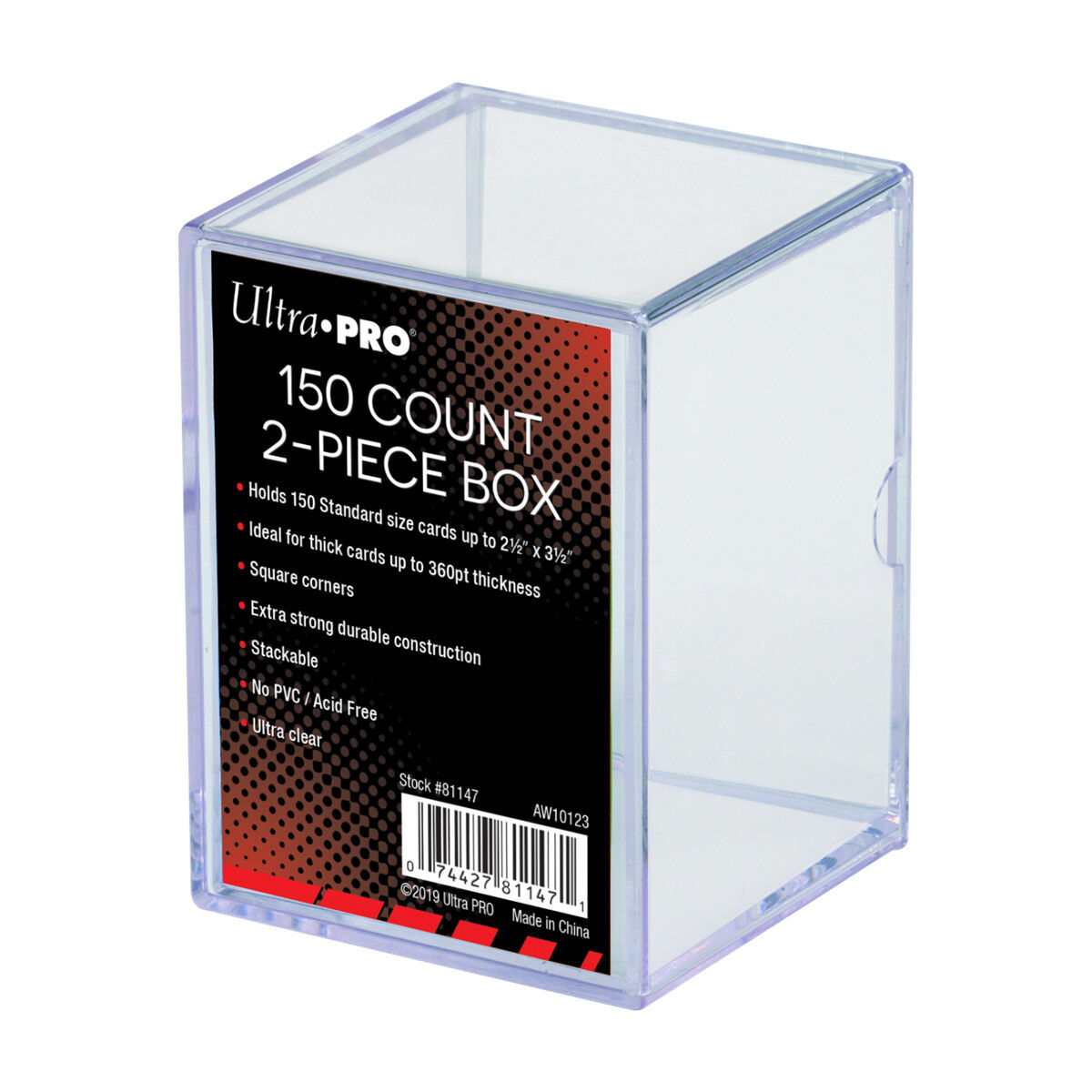 Ultra Pro - 2-Piece Storage Box 150 Cards Ultra Pro - 2-Piece Storage Box 150 Cards