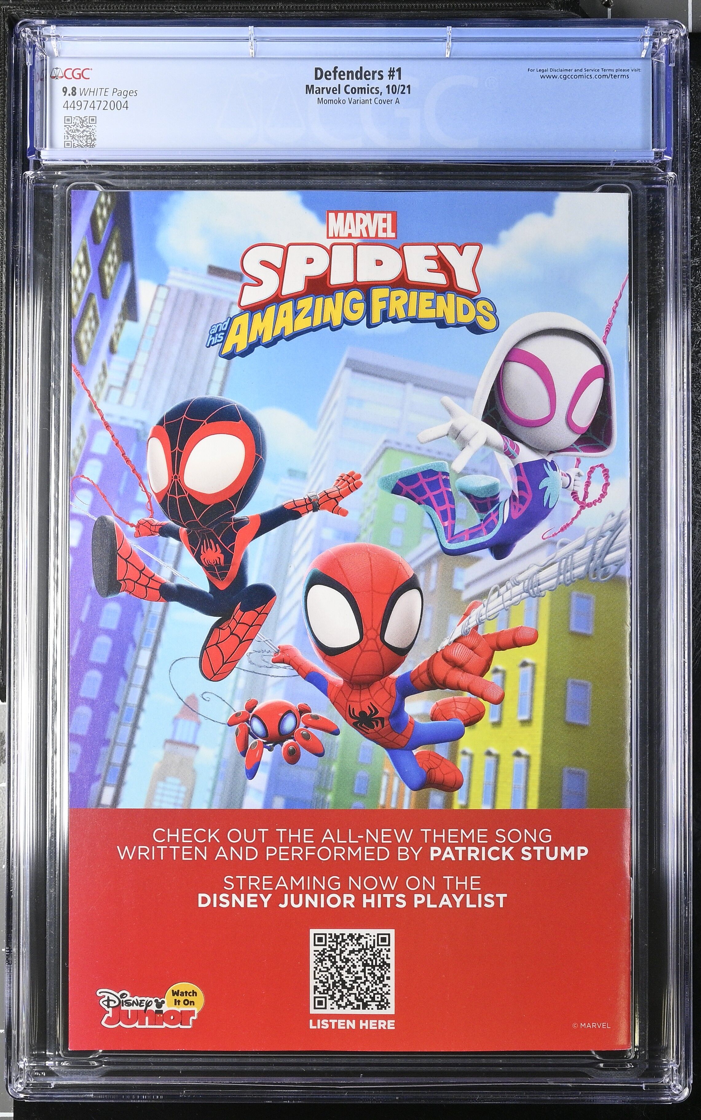 Defenders #1 CGC 9.8 Momoko Variant Top Pop!
