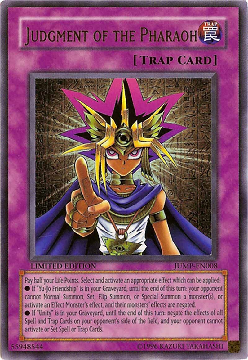 Yu-Gi-Oh! Millennium World Volume 4 - SEALED PROMO - Judgement Of The Pharaoh JUMP-EN008