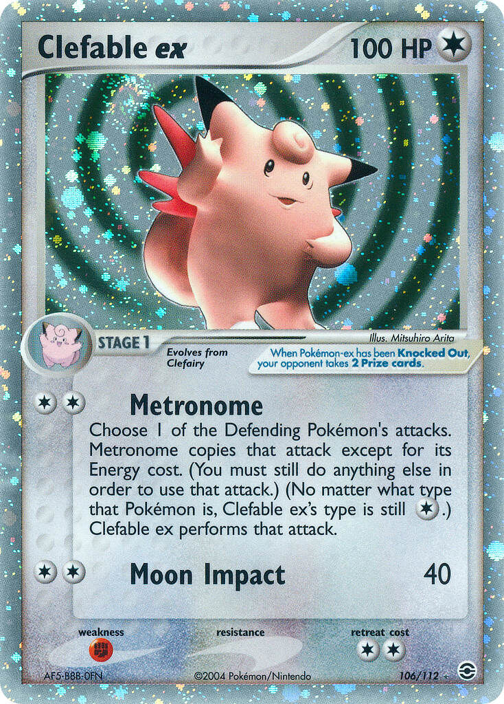 Clefable ex - 106/112 - EN