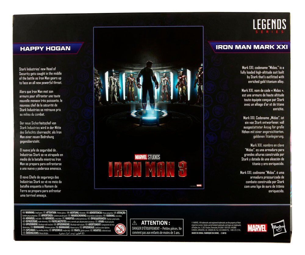 The Infinity Saga Marvel Legends Actionfiguren 2-Pack 2021 Happy Hogan & Iron Man 15 cm
