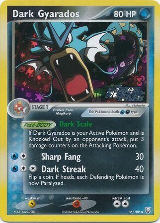 Dark Gyarados - 36/109 - Reverse Holo - EN Dark Gyarados - 36/109 - Reverse Holo - EN