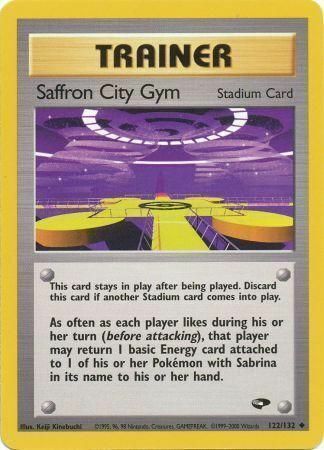 Saffron City Gym - 122/132 - Unlimited - EN Saffron City Gym - 122/132 - Unlimited - EN