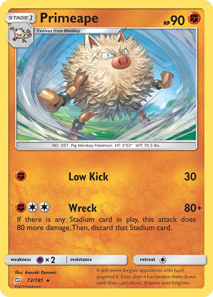 Primeape - 72/181 - EN