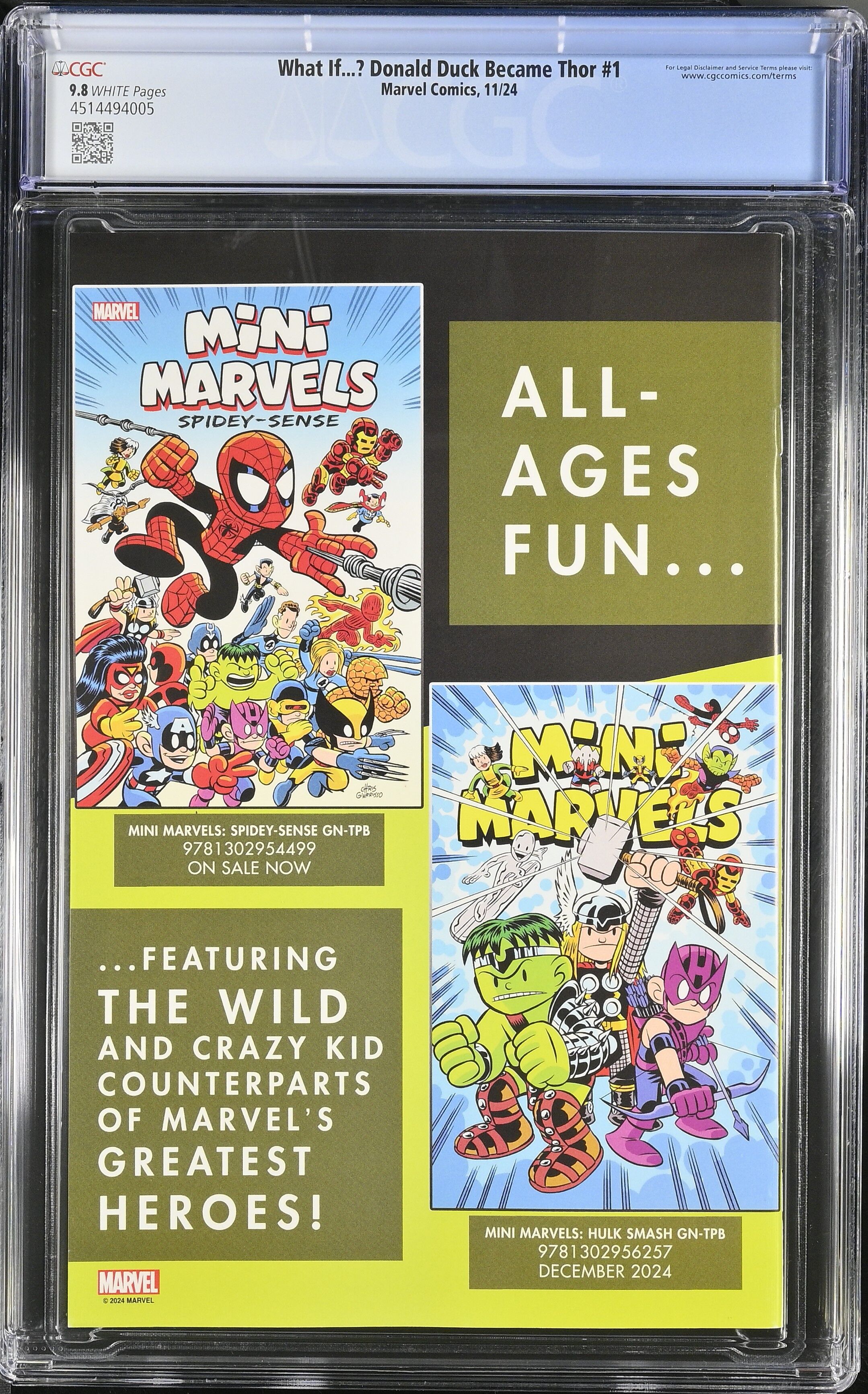 What if Donald Duck Became Thor #1 CGC 9.8