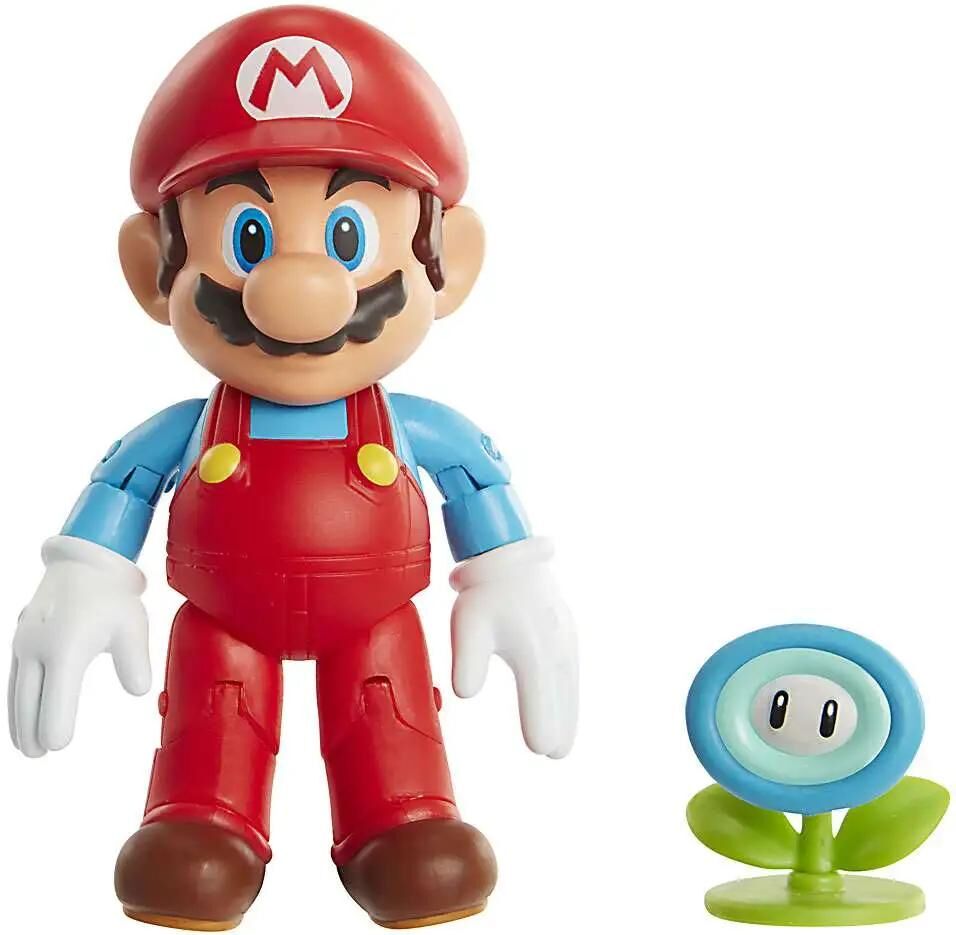 World of Nintendo Ice Mario with Ice Ball Action Figure