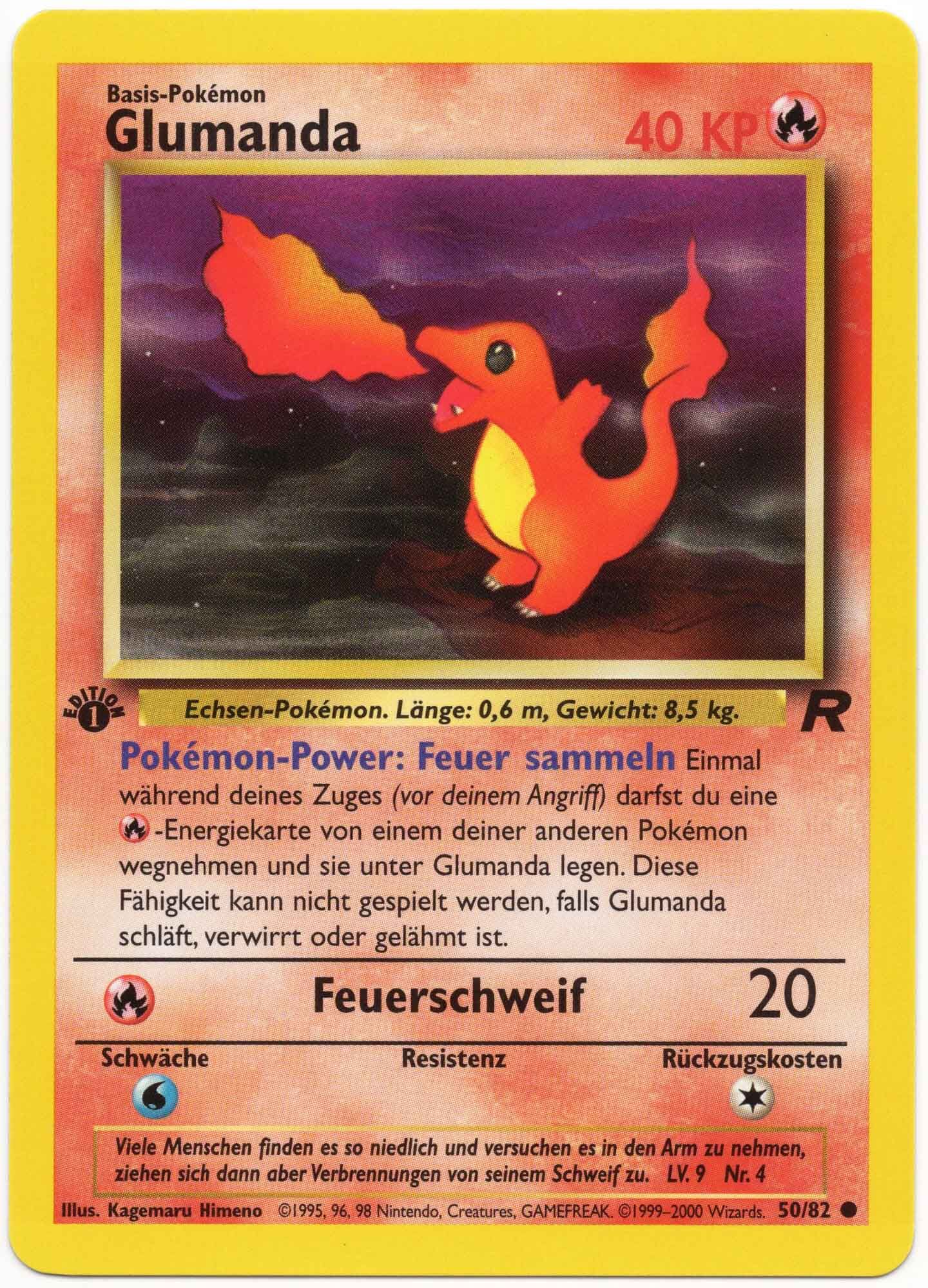 glumanda-50-82-1-edition-pok-mon-tcg Glumanda 50/82 1. Edition - Pokémon TCG