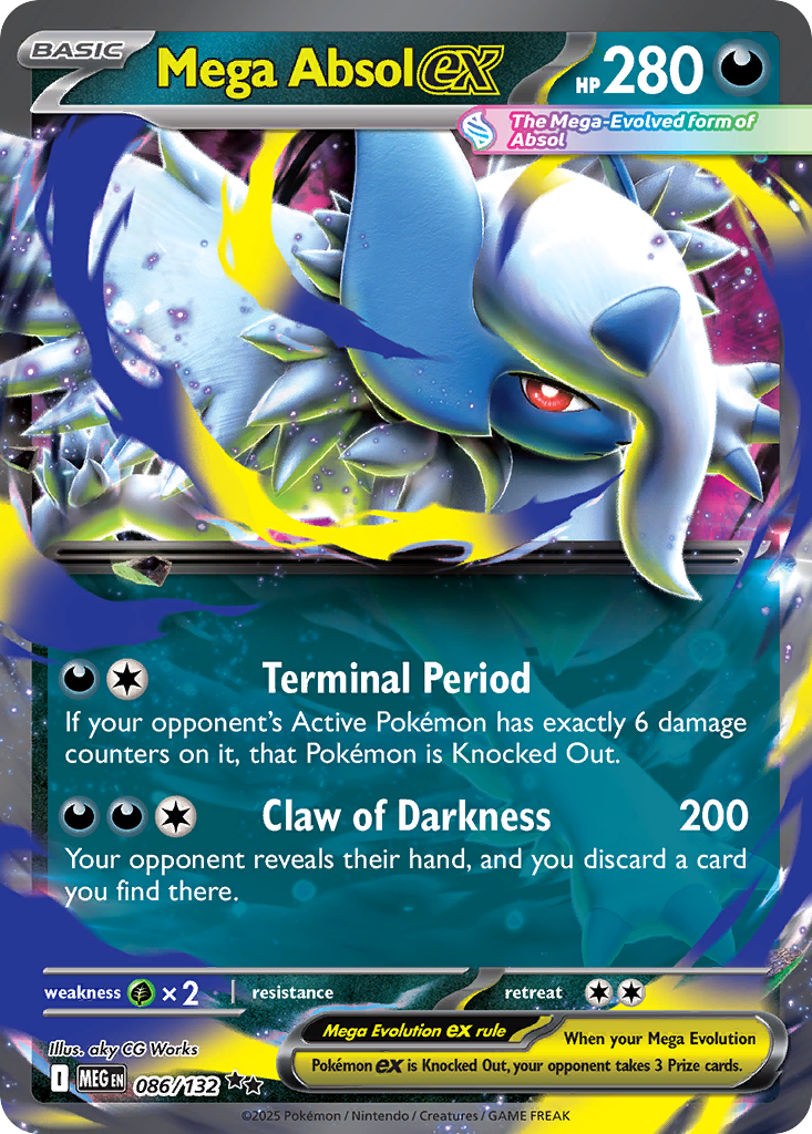 Mega Absol ex - 086/132 - EN