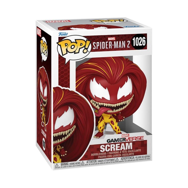 Spider-Man 2 POP! Games Viny Figur Scream (1026) 9cm Spider-Man 2 POP! Games Viny Figur Scream (1026) 9cm