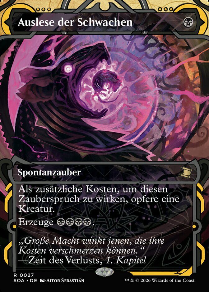 Culling the Weak - SOA 27 - Foil - DE - NM