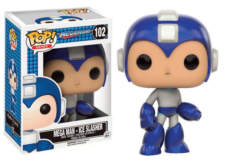 MegaMan POP! Games Vinyl Figur Mega Man - Ice Slasher 9 cm MegaMan POP! Games Vinyl Figur Mega Man - Ice Slasher 9 cm