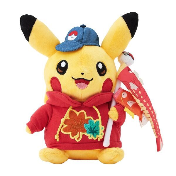 Plush Pikachu & Carp Streamer Pokémon Center Hiroshima Plush Pikachu & Carp Streamer Pokémon Center Hiroshima