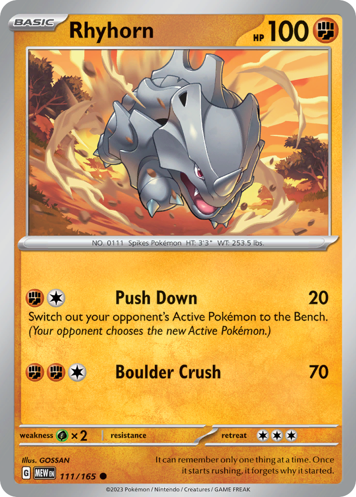 Rhyhorn - 111/207 - EN