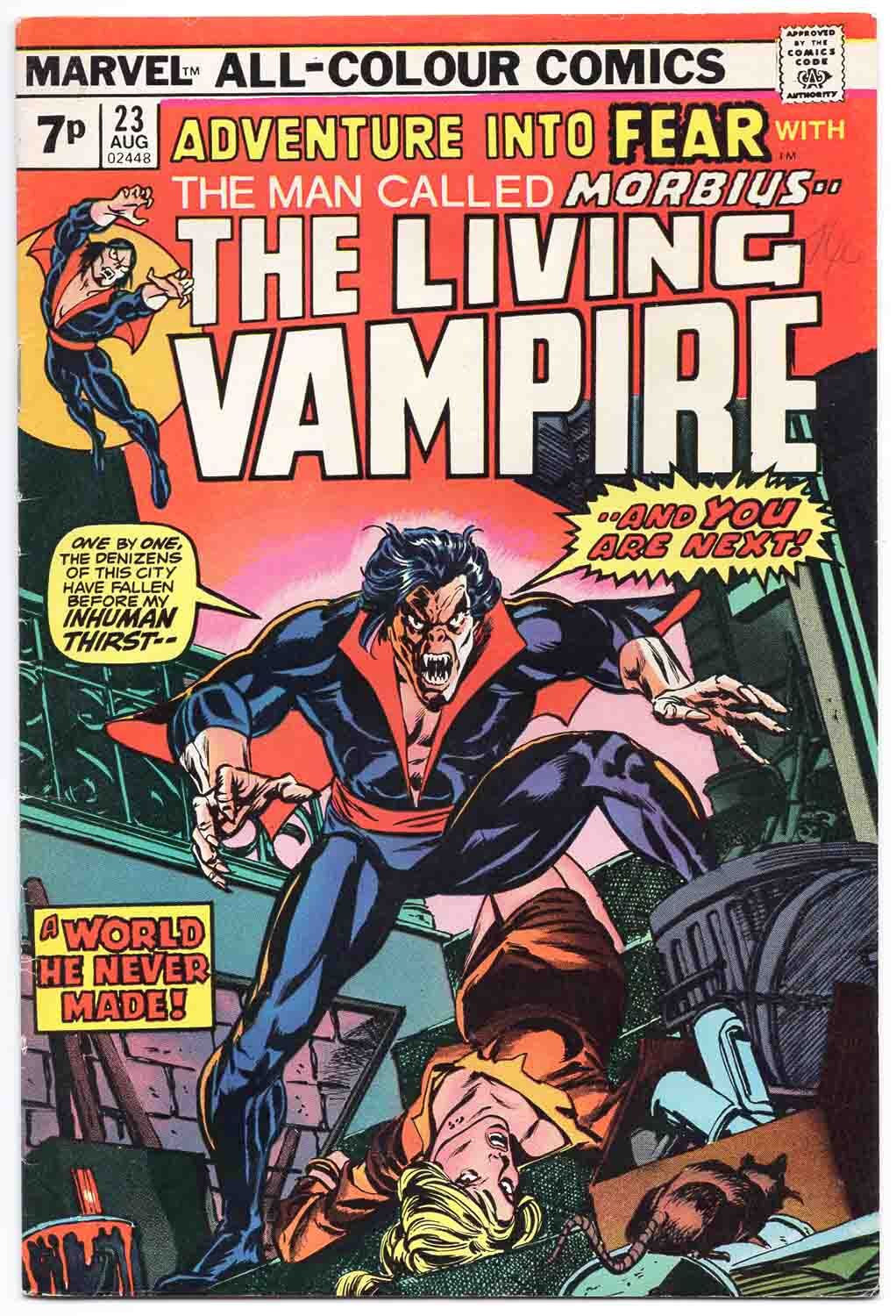 fear_23 Fear #23 Morbius