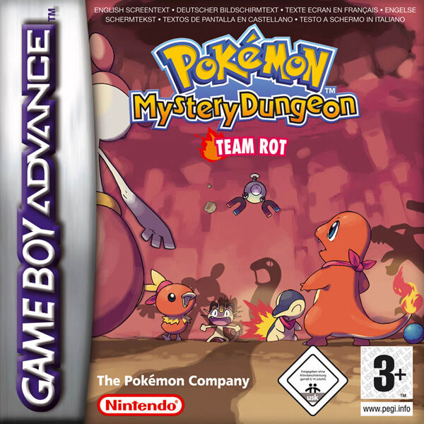 Pokémon Mystery Dungeon Team Rot - GBA