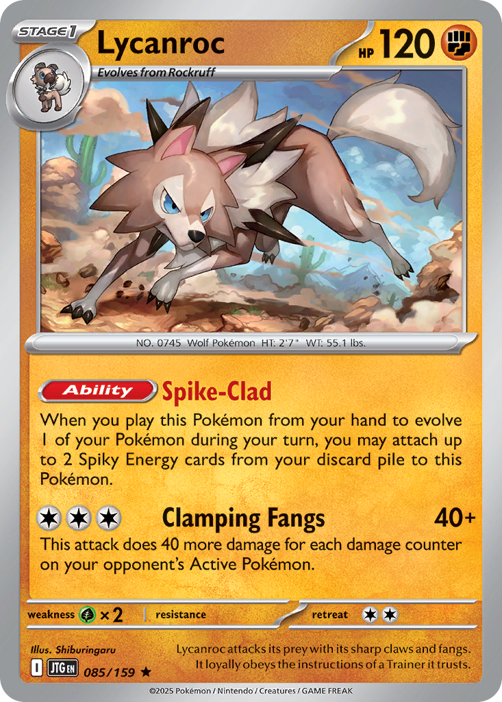 Lycanroc - 085/159 - EN Lycanroc - 085/159 - EN