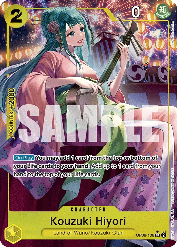 Kouzuki Hiyori - OP06-106 - Alternate Art - EN