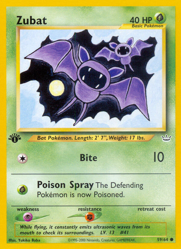 Zubat - 59/66 - 1st Edition - EN