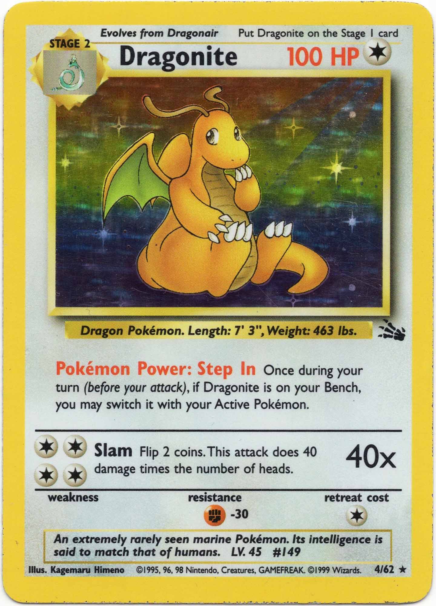 dragonite-4-62-poke-mon-tcg-moderately-played Dragonite - 4/62 - Pokémon TCG (Moderately Played)