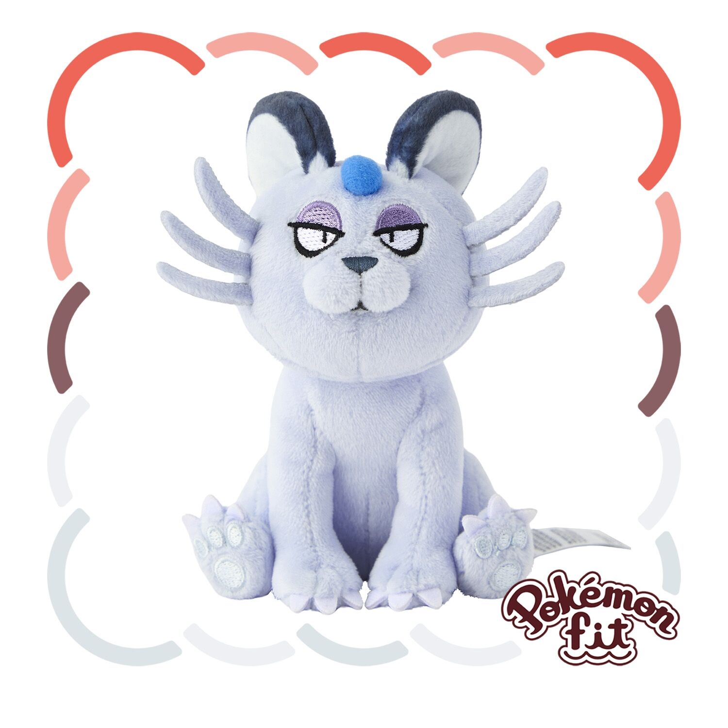 Persian (Alolan Form) Sitting Cuties Plush - 16.0 cm