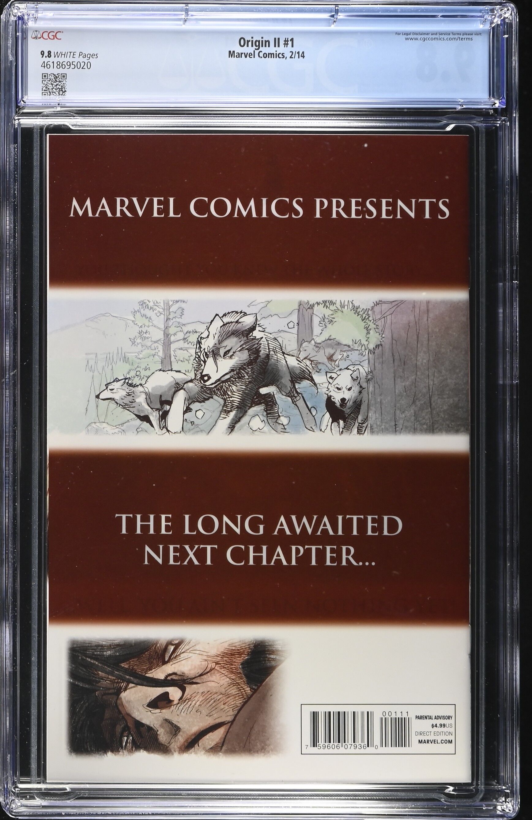 Origin II #1 CGC 9.8