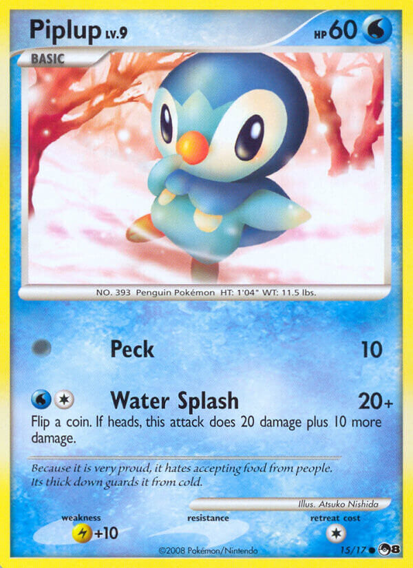 Piplup - 15/17 - EN